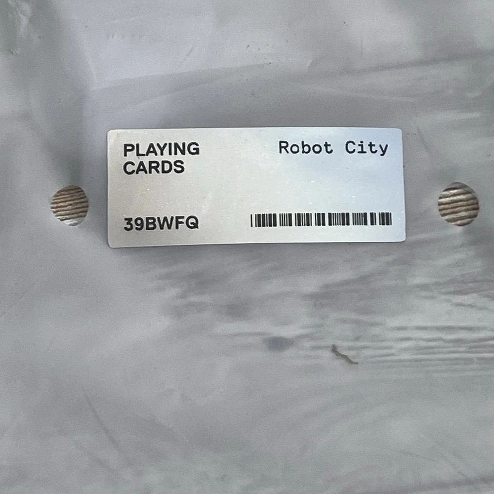 Dbrand Playing Cards Deck - New Unused  Robot Theme - Limited Edition Robot City